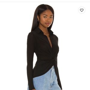 Never worn Deja twist front top